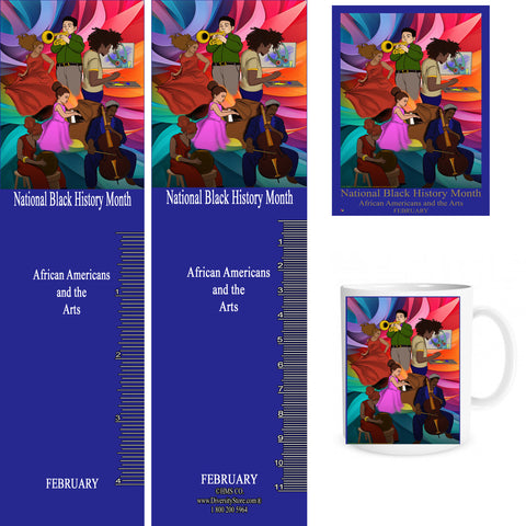 Black History Month 2024 Item# B24K Bookmarks, Mugs, Buttons and Magnets