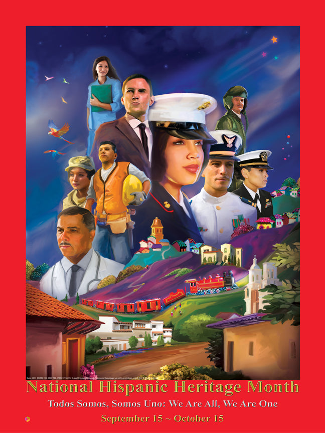 National Hispanic Heritage Month Theme - Todos Somos, Somos Uno: Item# H23