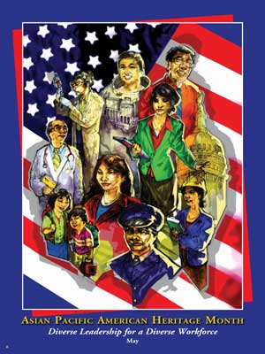 Item# AP10 Asian Pacific American Heritage Month Diverse Leadership for a Diverse . ..(GSA) - DiversityStore.Com®