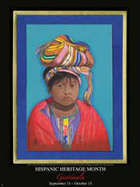 Item# AG1 Hispanic Heritage Month Guatemala - NIÑA Poster (GSA) - DiversityStore.Com®