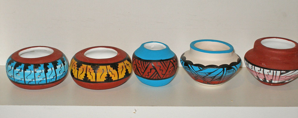 Native American Miniature Vase Assorted styles, Colors & Sizes Item: AIV6 - DiversityStore.Com®