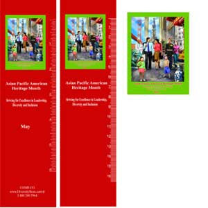 Item# AP12B Asian Pacific American Heritage Month Buttons, Bookmarks, Magnets ..OM - DiversityStore.Com®