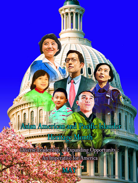 Item# AP14v2 Asian American and Pacific Islander Month Diverse Leadership + Expanding ..V2 ..(GSA) -  DiversityStore.Com®