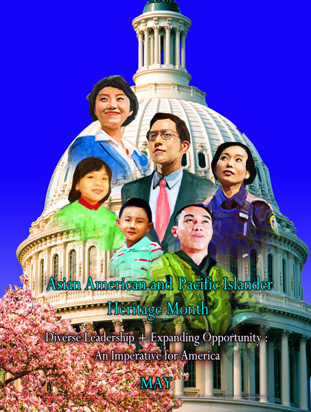 Item# AP14v2 Asian American and Pacific Islander Month Diverse Leadership + Expanding ..V2 ..(GSA) - DiversityStore.Com®