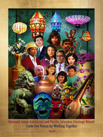 Item# AP1824X36 Custom Made (24X36 Inches) 2018 Asian Americans and Pacific Islanders Heritage Month