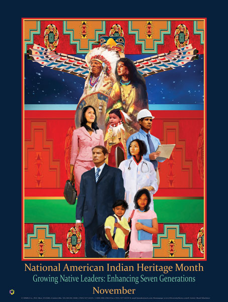 Item# AI15 National American Indian Heritage Month Growing Native Leaders... (GSA) - DiversityStore.Com®