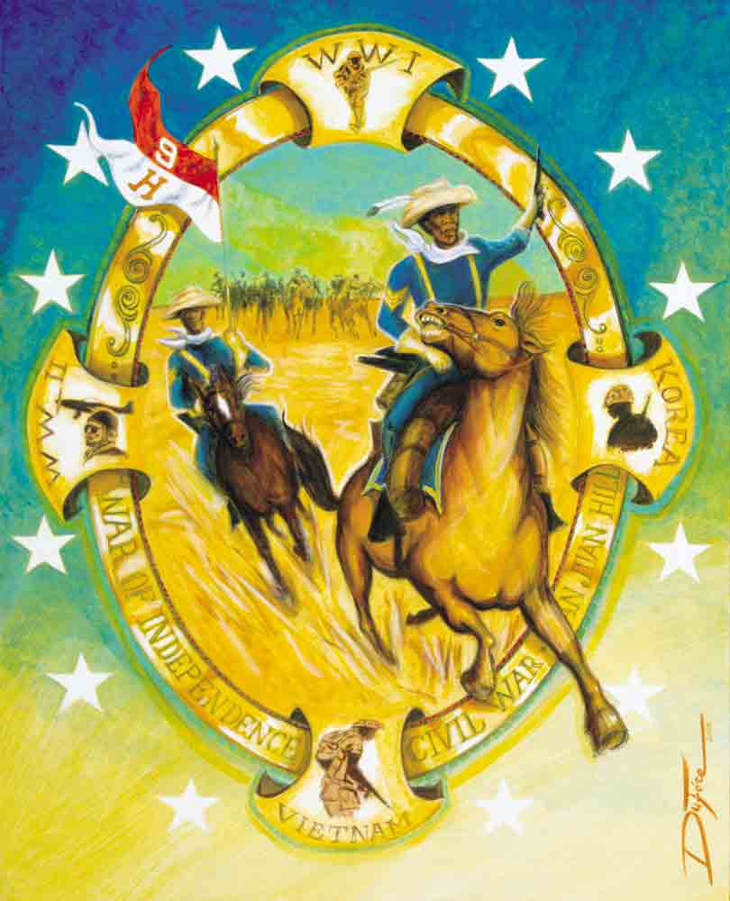 Item# B01 Buffalo Soldiers - Black History Month - Courage Valor and Patriotism (OM) - DiversityStore.Com®