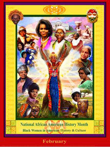 Item# B12 National African American History Month Black Women in American History .(GSA) - DiversityStore.Com®