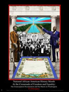 Item# B13 National African American History Month At the Crossroads of Freedom and Equality .(GSA) - DiversityStore.Com®