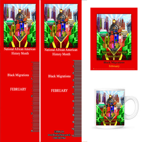 Item# B19AK Bookmarks, Mugs, Buttons and Magnets ..OM -  DiversityStore.Com®