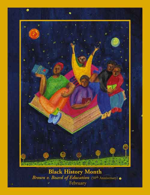 Item# B04 Black History Month Theme Brown v. Board of Education - Artistic Poster (GSA) - DiversityStore.Com®