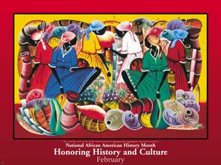 Item# B5M National African American History Month Honoring History and Culture Poster .(GSA) - DiversityStore.Com®
