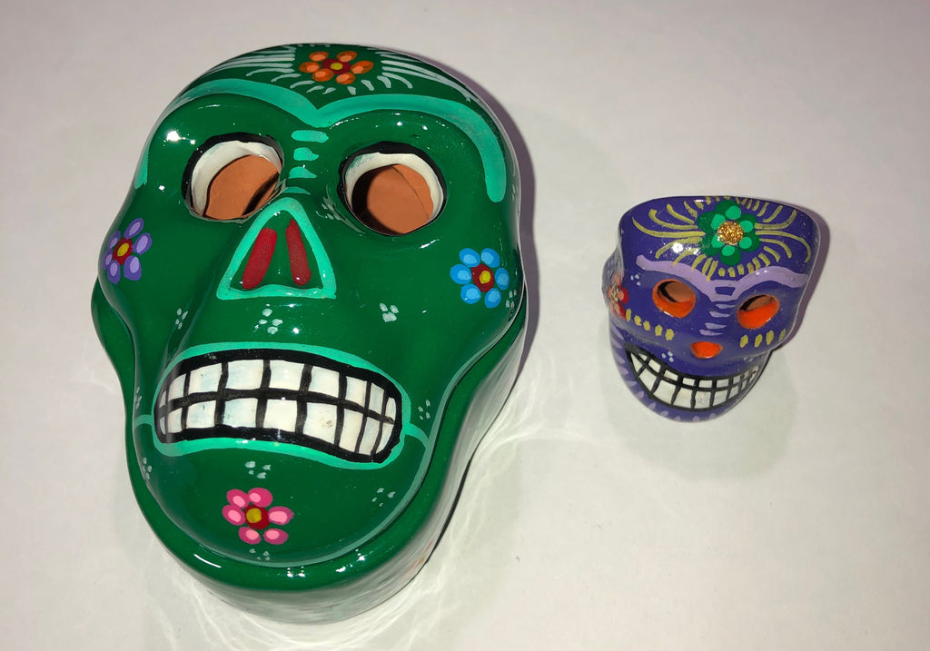 Item# CSET3 Ceramic SET3 - 2 PIECES DIA DE LOS MUERTOS BOX & MAGNET
