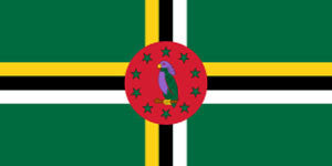 Economy Flag of Dominica..OM -  DiversityStore.Com®