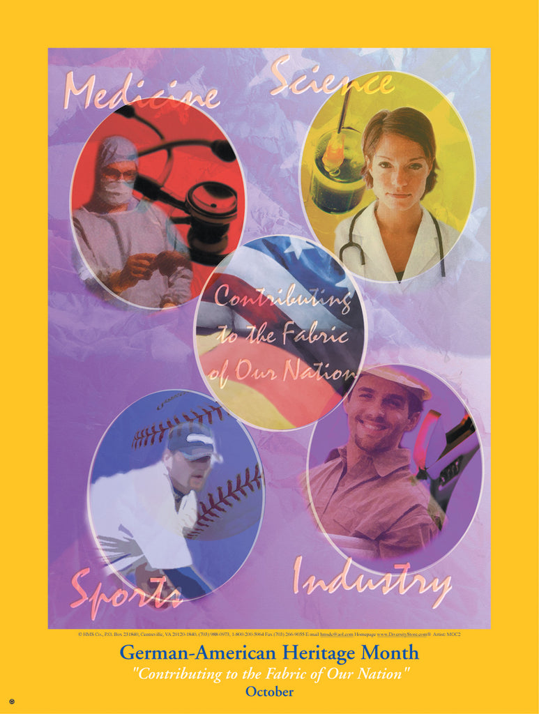 Item# G1 German American Contributing to the Fabric of Our Nation.(GSA) - DiversityStore.Com®
