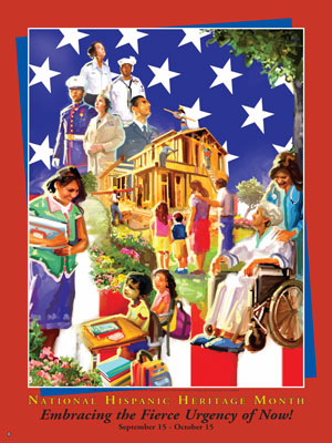 Item# H9 National Hispanic Heritage Month Embracing the Fierce Urgency of Now (GSA) - DiversityStore.Com®