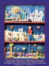 Item# H5P Hispanic Heritage Month Developing Partnerships with our People and our Community (GSA) - DiversityStore.Com®