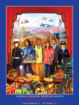 Item# H73 National Hispanic Heritage Making a Positive Impact on American (GSA) - DiversityStore.Com®
