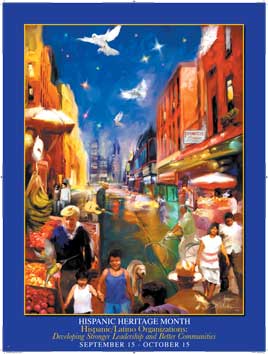 Item# HB Hispanic Heritage Month Hispanic/Latino Organizations: Developing Stronger (GSA) - DiversityStore.Com®