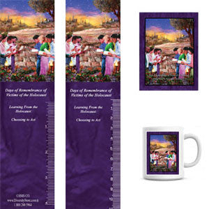Item# HOL6K HOL6 Holocaust Days of Remembrance Bookmarks, Buttons, Mugs and Magnets ..OM - DiversityStore.Com®