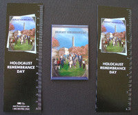 Item# HOLK Holocaust Remembrance Day(V1)  Bookmarks, Buttons and Magnets ..OM -  DiversityStore.Com®