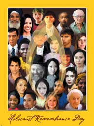 Item# HOL2 Holocaust Remembrance Day Poster (V 2) ..(GSA) - DiversityStore.Com®