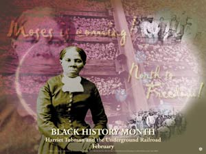 Item# BT Black History Month Harriet Tubman and the Underground Railroad Poster (GSA) - DiversityStore.Com®
