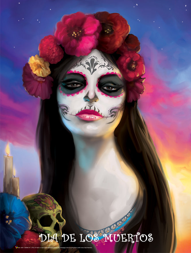 Item# H201 Dia de Los Muertos Poster