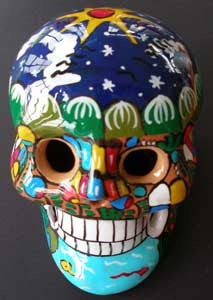 Item# MX8 Dia de los Muertos Skulls - Assorted Colors (Large) - DiversityStore.Com®