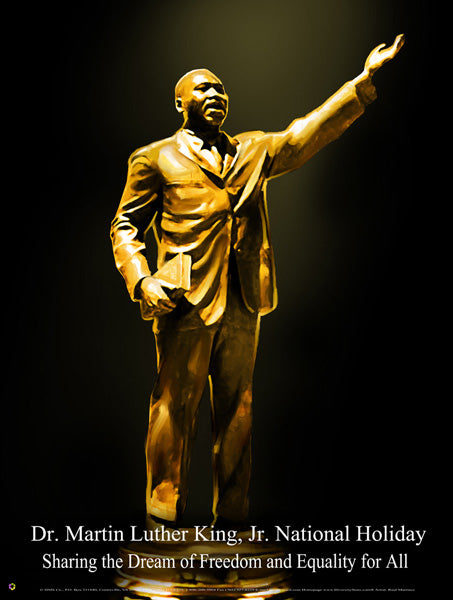 Item# MLK13 Dr. Martin Luther King, Jr. National Holiday Item# MLK13- Sharing the Dream  .(GSA) -  DiversityStore.Com®