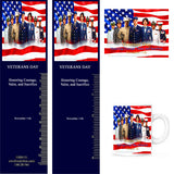 Item: VET18 Veterans Day Magnets & Bookmarks ...OM -  DiversityStore.Com®