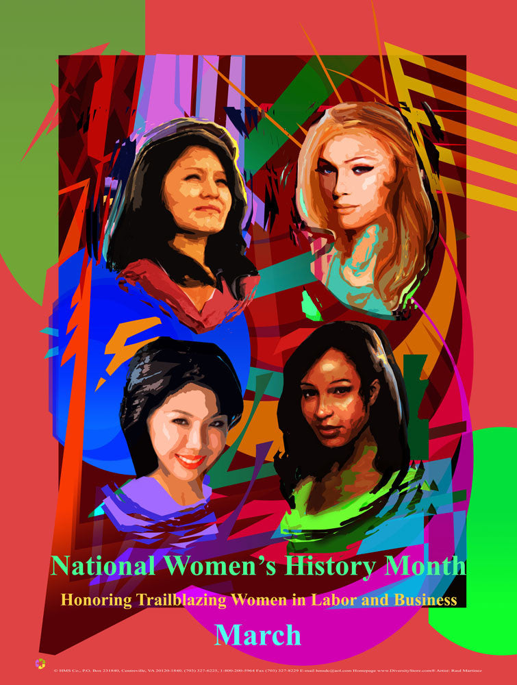 Item# WH17 2017 - National Women's History Month Honoring Trailblazing Women :.(GSA) - DiversityStore.Com®