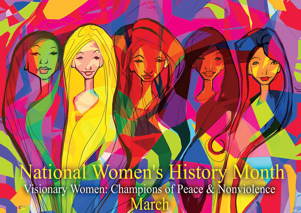 2019 Item# WH19 - (24x17") National Women's History Month Visionary Women: (GSA) - DiversityStore.Com®