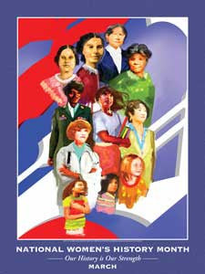 Item# WH11K National Women's History Month Our History is Our Strength..OM - DiversityStore.Com®