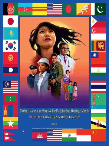 Item#  AP17 Asian Americans and Pacific Islanders (AAPI) Heritage Month  Unite Our Voices.