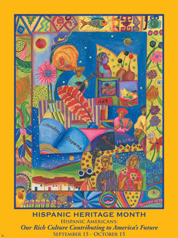 Item# H062 Hispanic Heritage Month Our Rich Culture by C. Villamizar (GSA) - DiversityStore.Com®