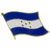 Honduran Flag Honduras Flag Keychain Dog Tag Stainless Steel or 18k Gold 