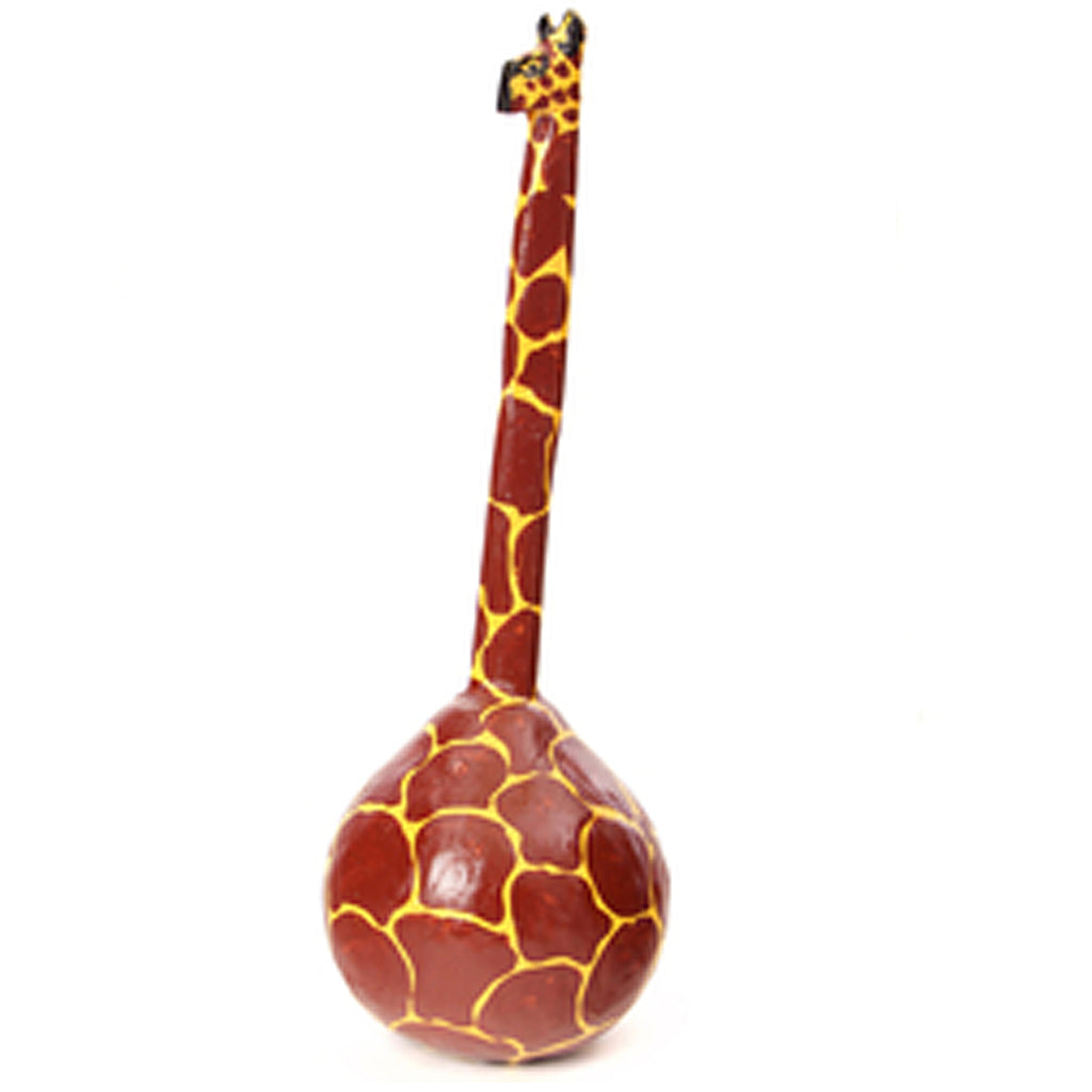 Item# SW9 African Giraffe Art Maraca Gourd Price: $10.95 - DiversityStore.Com®