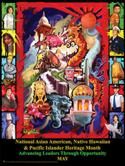 Asian American, Native Hawaiian &amp; Pacific Islander Heritage Theme Posters