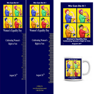 Equality Day Bookmarks, Buttons, Mugs & Magnets
