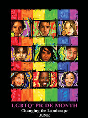 Theme Item# GL23 - (24x36") LGBTQ+ Pride Month - Custom Made
