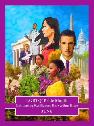 Item# GL24 - (24x36") LGBTQ+ Pride Month - Custom Made