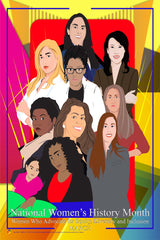 2024 National Women's History Month Item# WH24  "Women Who Advocate for Equity, Diversity and Inclusion"