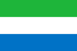 Sierra Leone Flag..OM