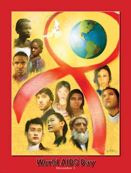 Item: WA World AIDS Day Poster .(GSA) -  DiversityStore.Com®
