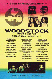 Woodstock - Line Up -  DiversityStore.Com®