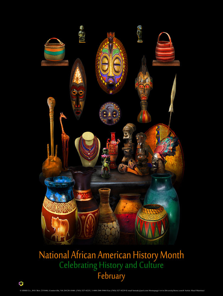 Item# BHC  Size 24" x 36"African American History Month Celebrating History and Culture   (GSA) -  DiversityStore.Com®