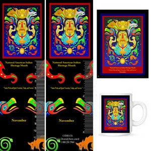 Item# AI14K Buttons, Bookmarks, Magnets, Mugs & 24 by 36 inch posters  ..OM -  DiversityStore.Com®