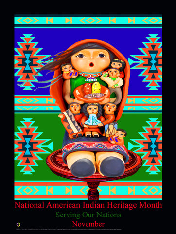 Item# Ai16 New 2016 American Indian Heritage Month Poster ..(GSA) -  DiversityStore.Com®