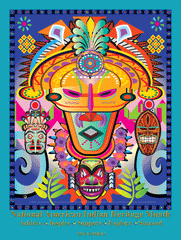 Item# AI20 New  (18x24") National Native American Heritage Month Poster Theme: Achieve ~ Inspire ~ Support ~ Explore ~ Succeed ..